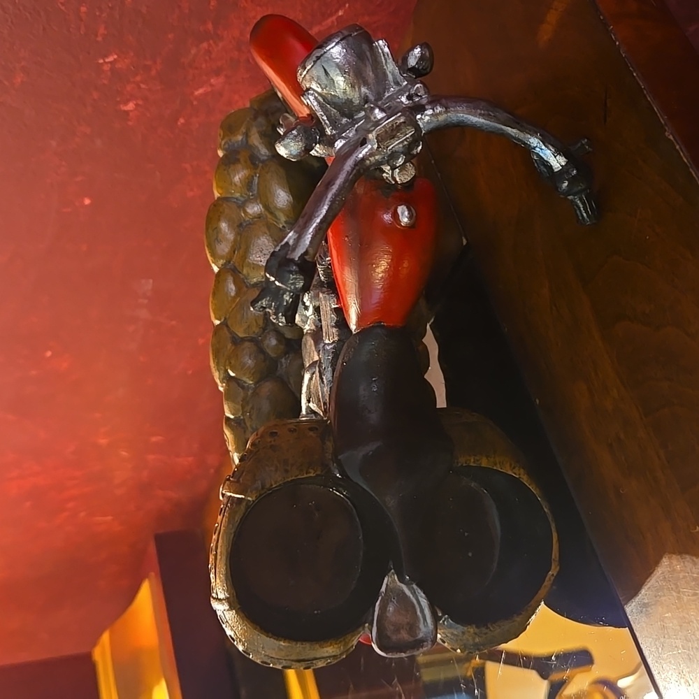 DWK Motorcycle Salt & Pepper Shaker Holder - Shakers Not Included - Picture 5 of 7